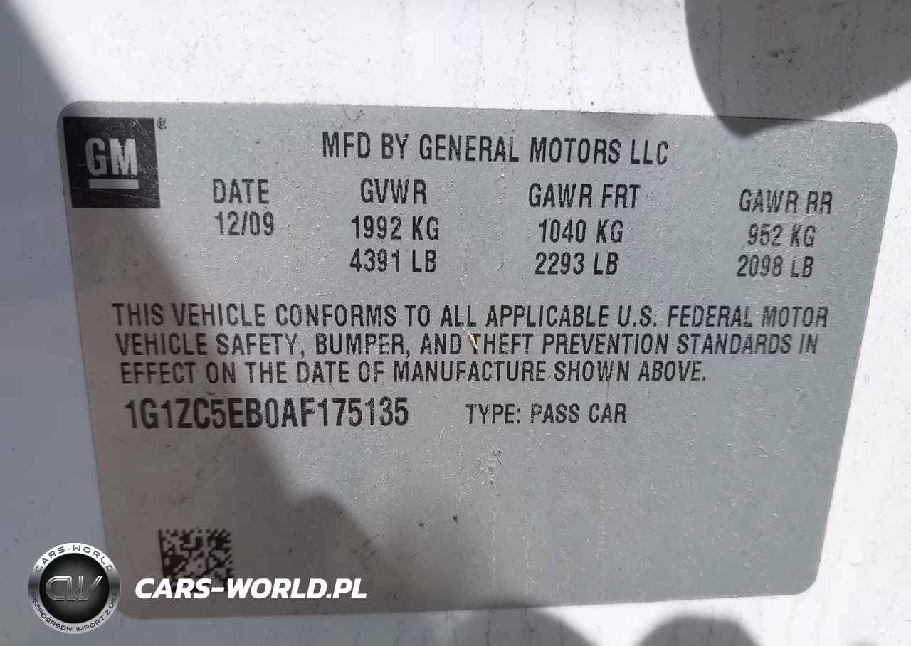 2010 Chevrolet Malibu Lt VIN:1G1ZC5EB0AF175135 - 9
