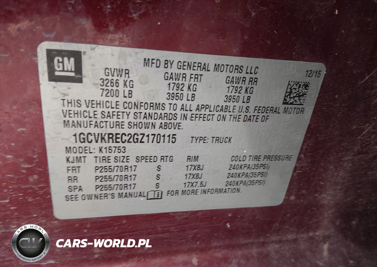 2016 Chevrolet Silverado 1500 1Lt VIN:1GCVKREC2GZ170115 - 9