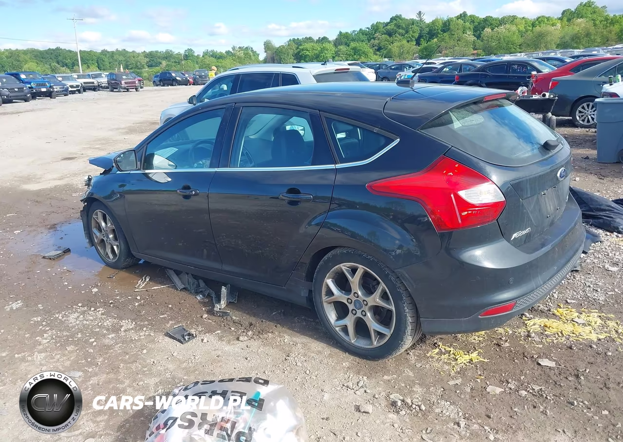 2014 Ford Focus Titanium VIN:1FADP3N25EL136497 - 3
