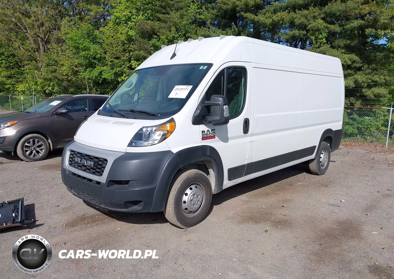 2022 Ram Promaster 2500 High Roof 159 Wb VIN:3C6LRVDG8NE133554 - 2