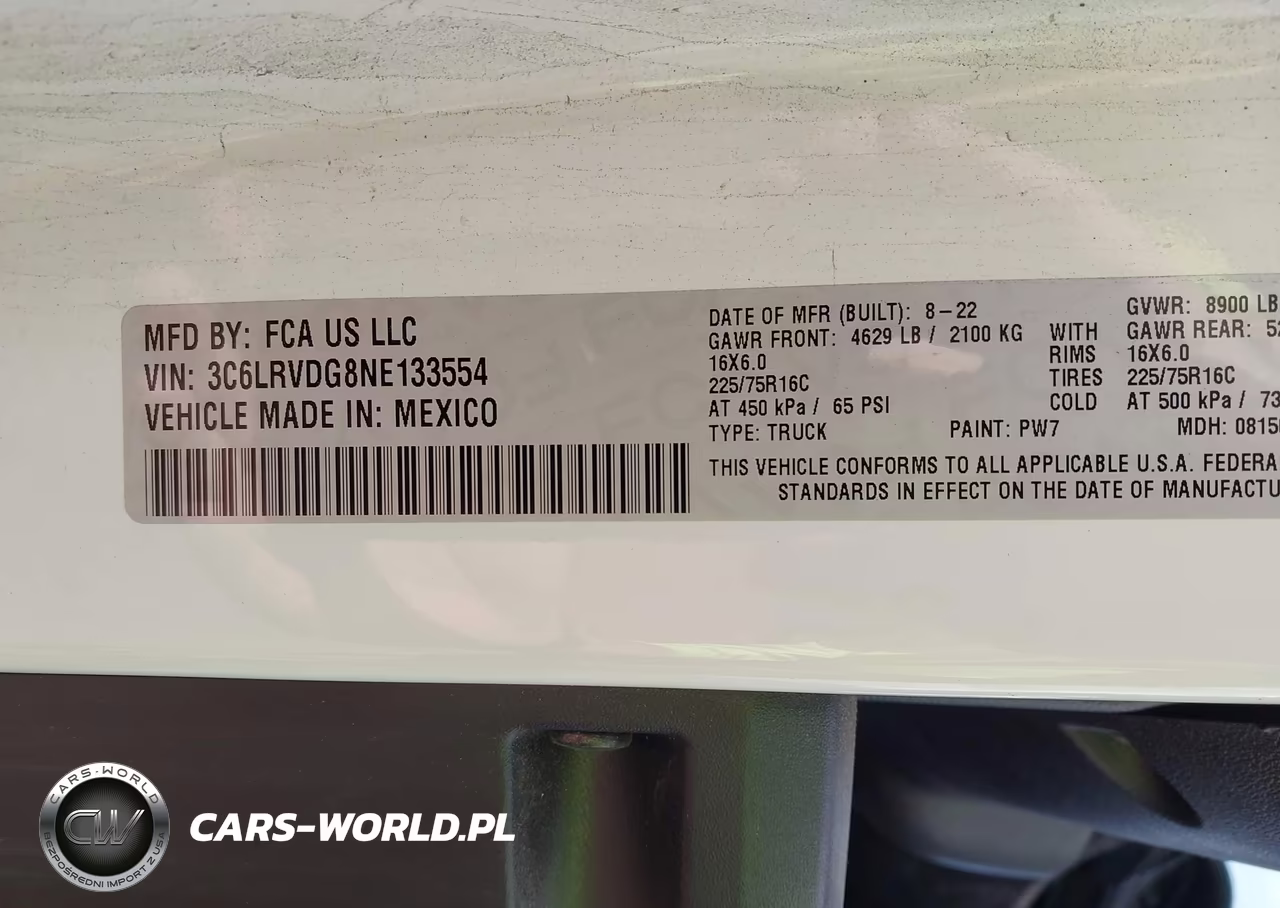 2022 Ram Promaster 2500 High Roof 159 Wb VIN:3C6LRVDG8NE133554 - 9