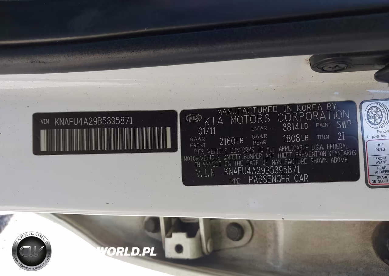 2011 Kia Forte Ex VIN:KNAFU4A29B5395871 - 9