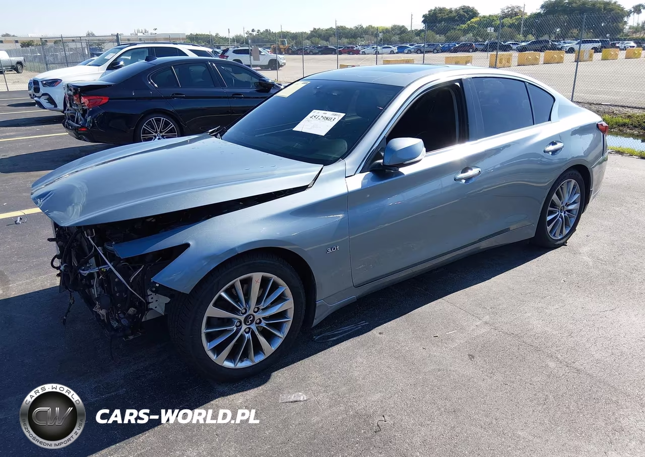 2018 Infiniti Q50 3.0T Luxe VIN:JN1EV7AP1JM366882 - 2