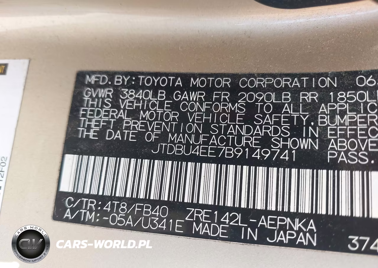 2011 Toyota Corolla Le VIN:JTDBU4EE7B9149741 - 9