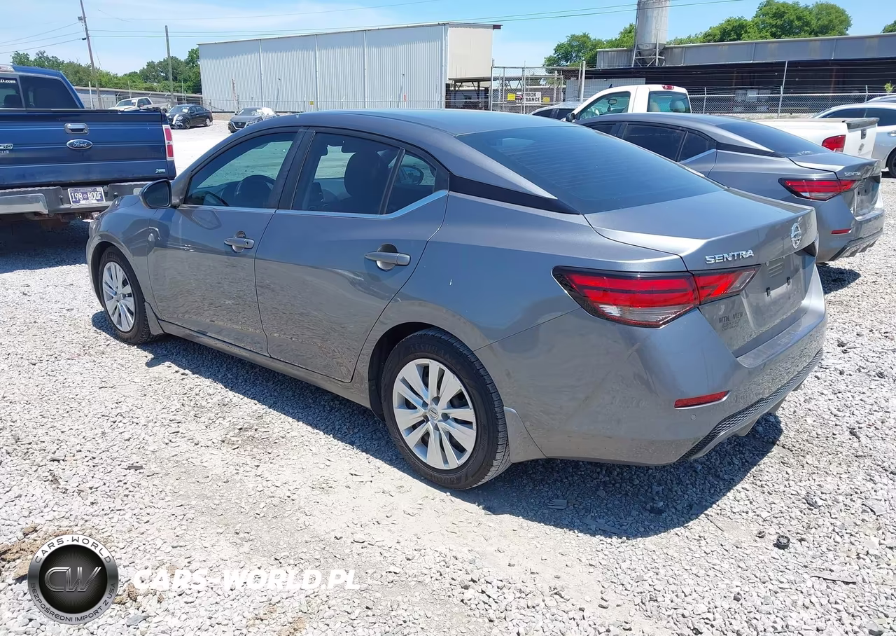 2021 Nissan Sentra S Xtronic Cvt VIN:3N1AB8BV4MY314674 - 3