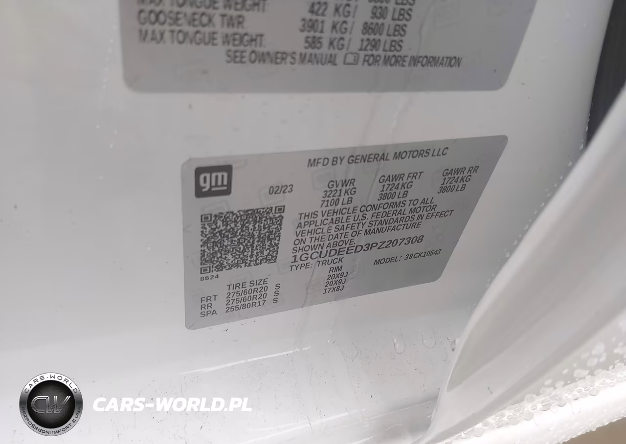 2023 Chevrolet Silverado 1500 4Wd Short Bed Rst VIN:1GCUDEED3PZ207308 - 9