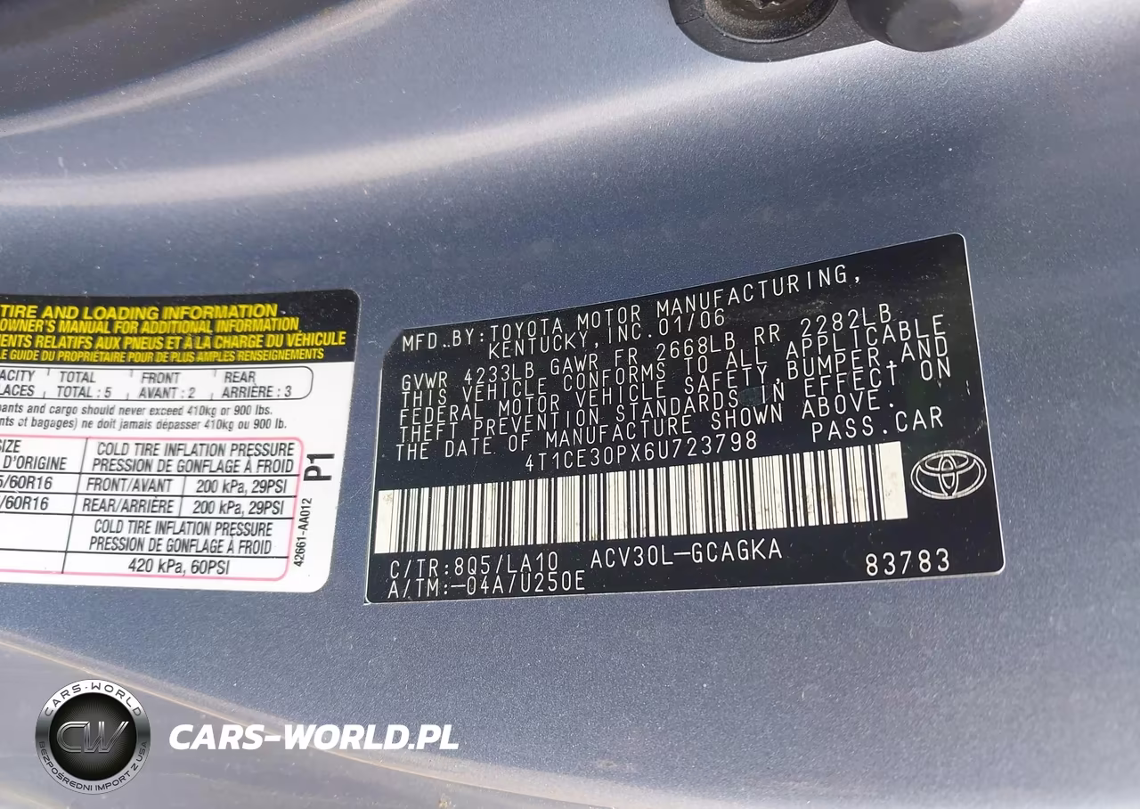 2006 Toyota Camry Solara Sle VIN:4T1CE30PX6U723798 - 9