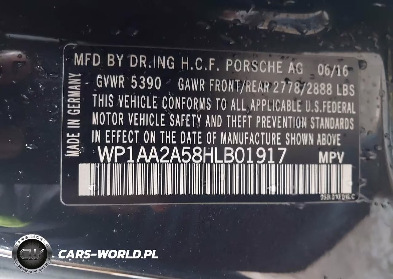 2017 Porsche Macan VIN:WP1AA2A58HLB01917 - 9