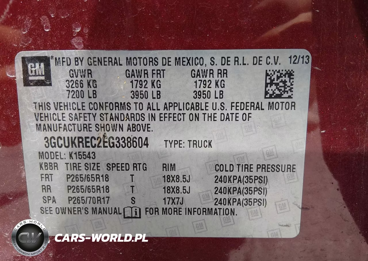 2014 Chevrolet Silverado 1500 1Lt VIN:3GCUKREC2EG338604 - 9