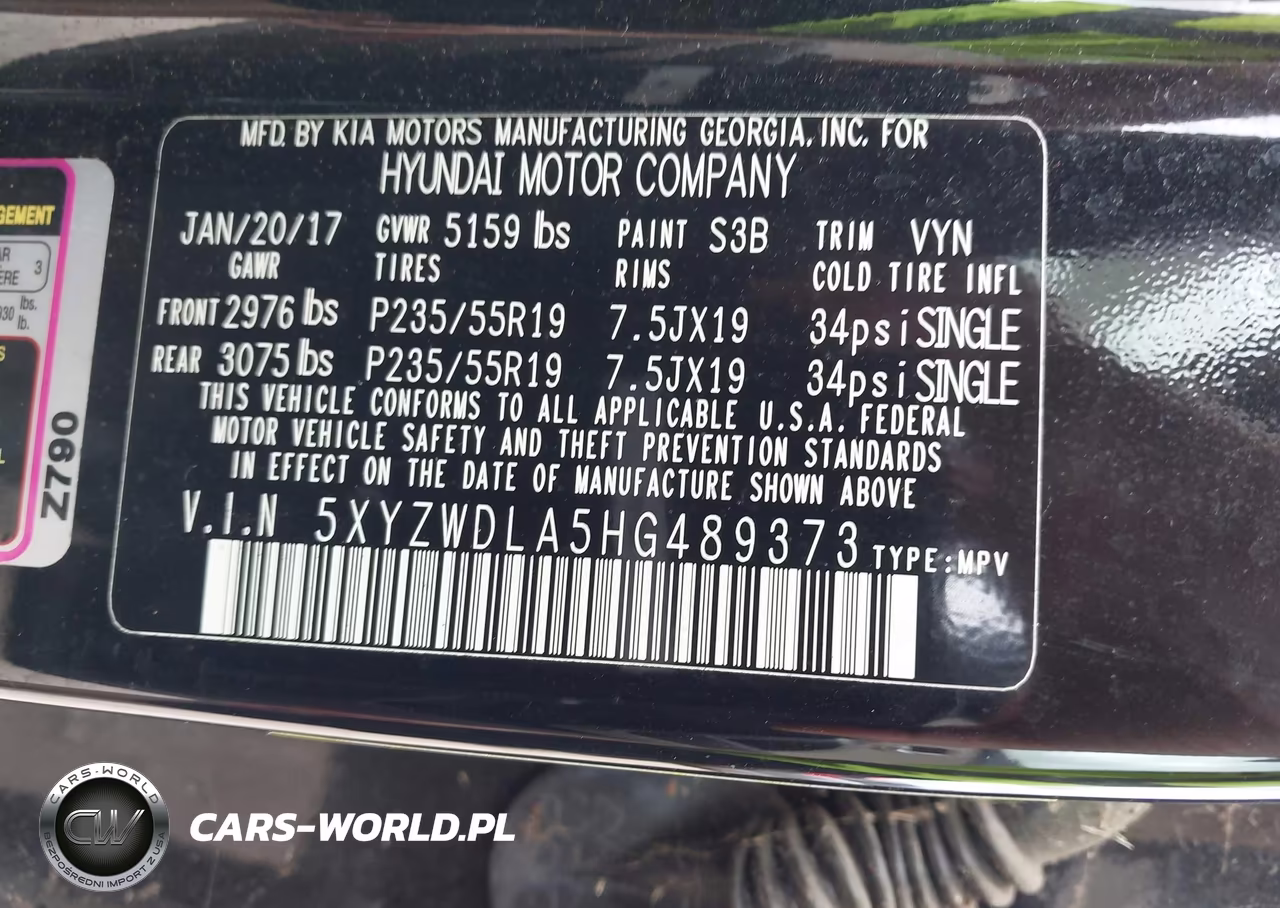 2017 Hyundai Santa Fe Sport 2.0T Ultimate VIN:5XYZWDLA5HG489373 - 9