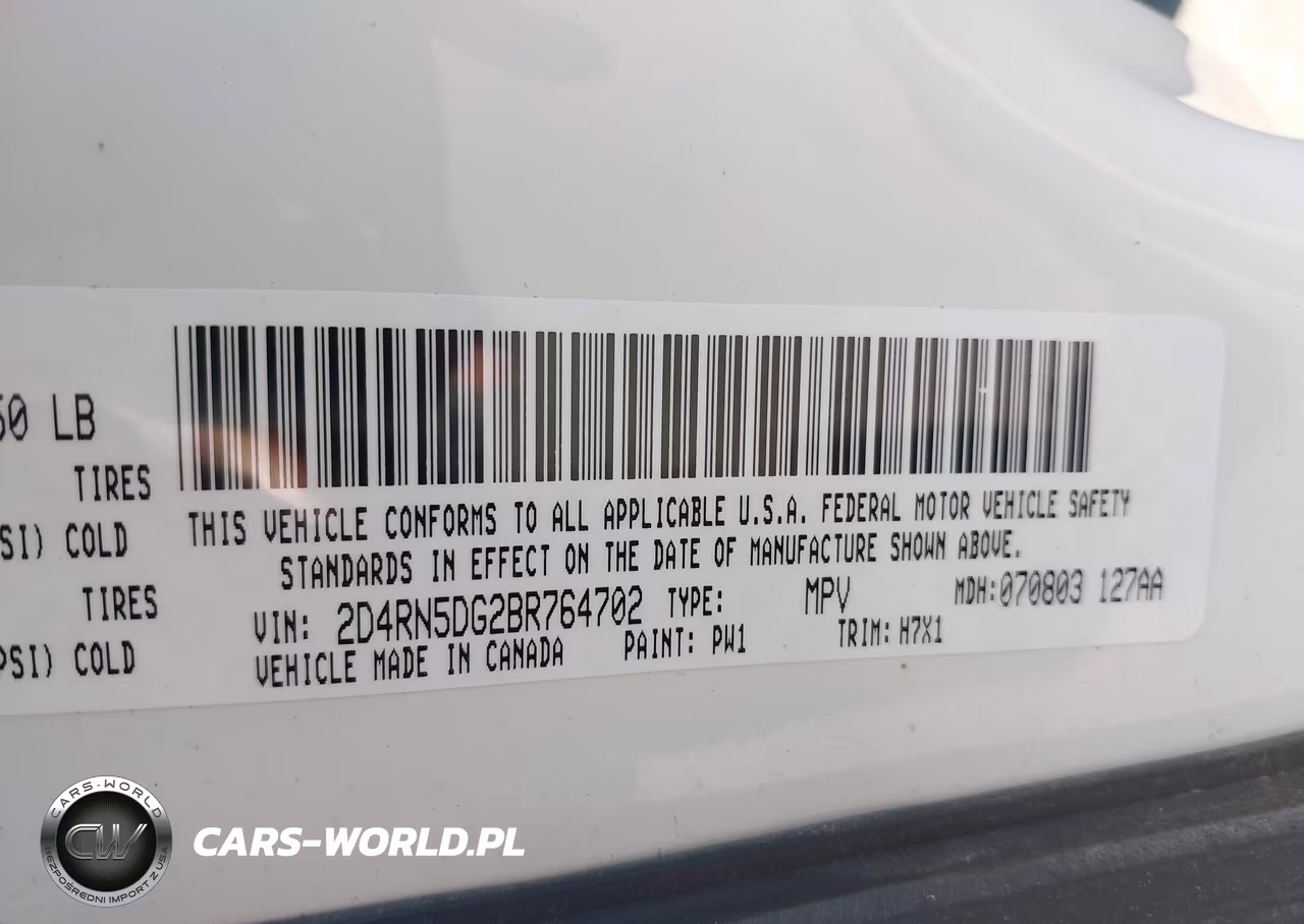 2011 Dodge Grand Caravan Crew VIN:2D4RN5DG2BR764702 - 9