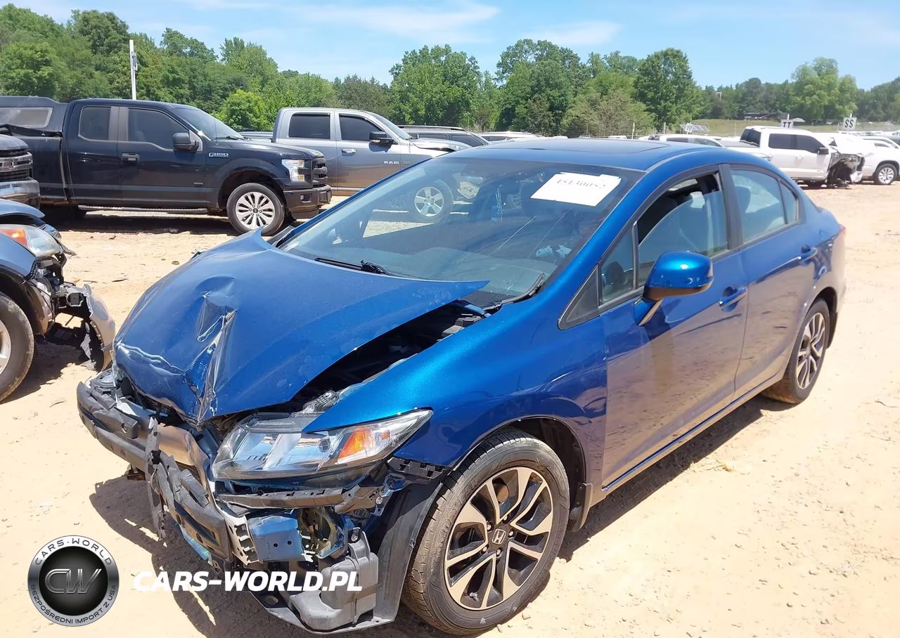2013 Honda Civic Ex VIN:2HGFB2F89DH544867 - 2