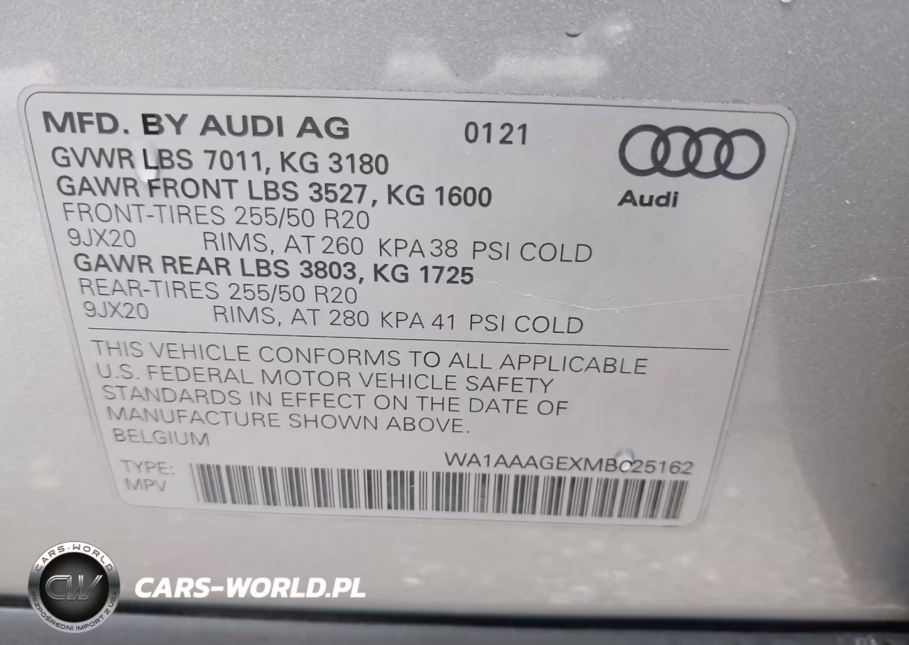 2021 Audi E-Tron Premium Quattro VIN:WA1AAAGEXMB025162 - 9