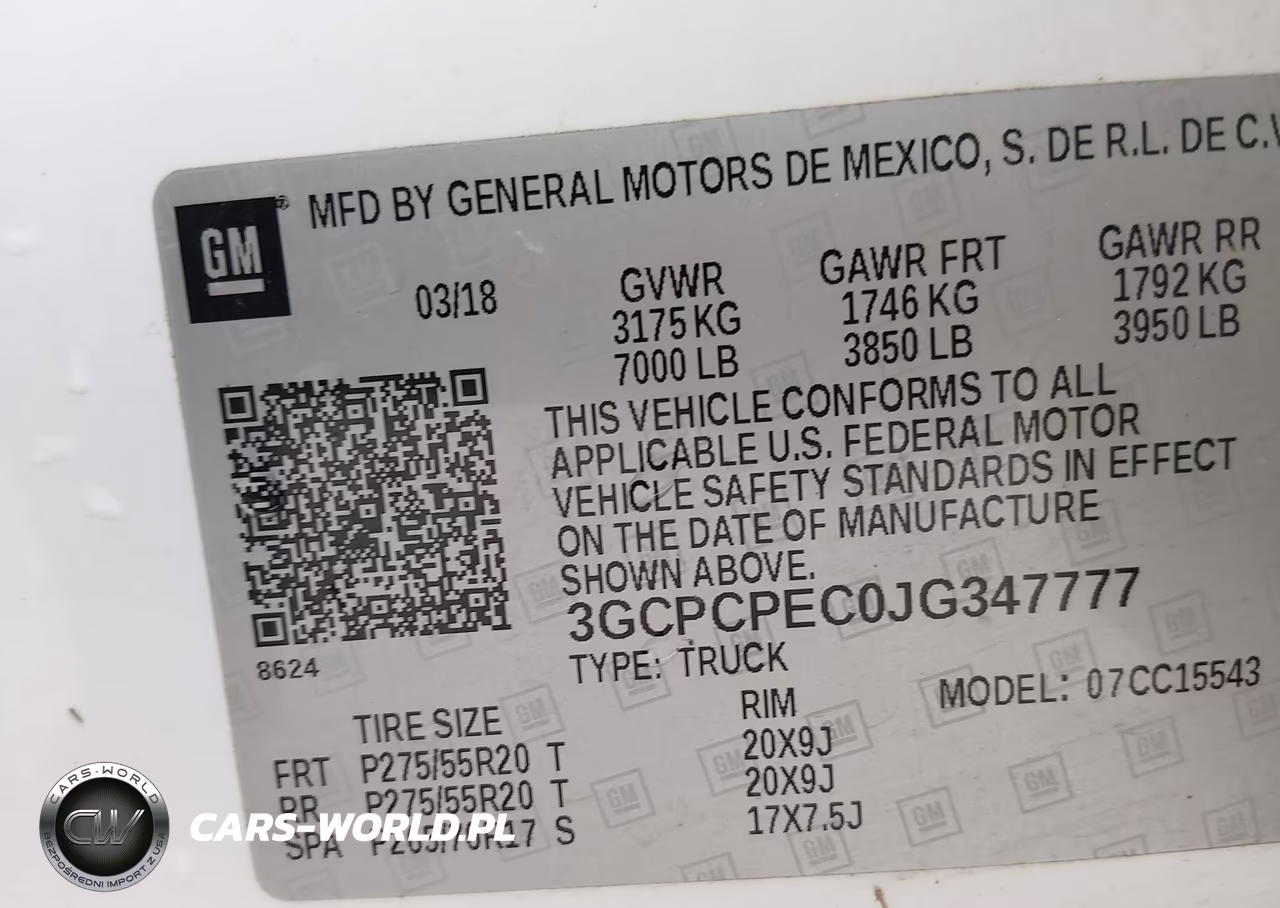 2018 Chevrolet Silverado 1500 Custom VIN:3GCPCPEC0JG347777 - 9