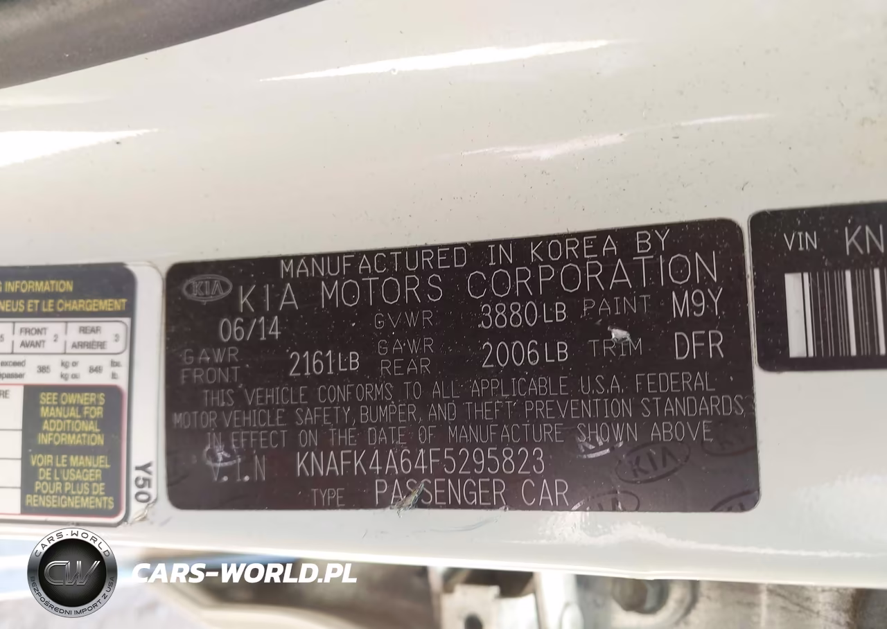 2015 Kia Forte Lx VIN:KNAFK4A64F5295823 - 9