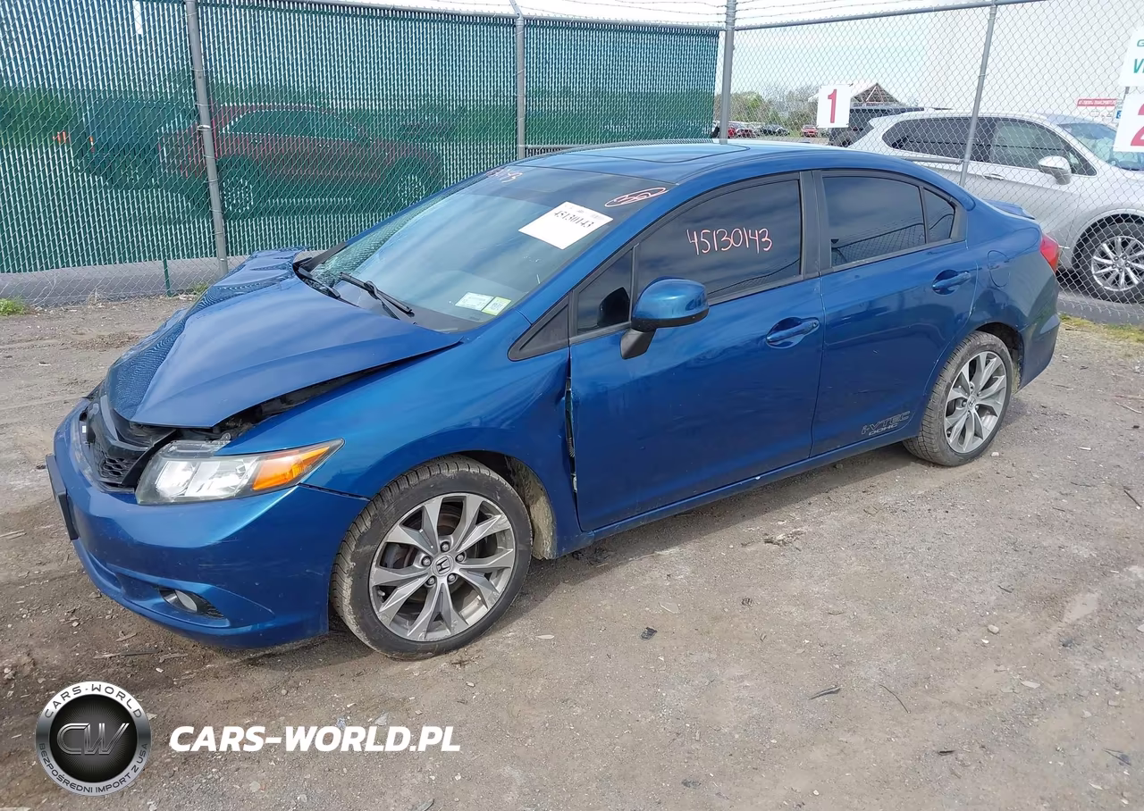 2012 Honda Civic Si VIN:2HGFB6E53CH701810 - 2