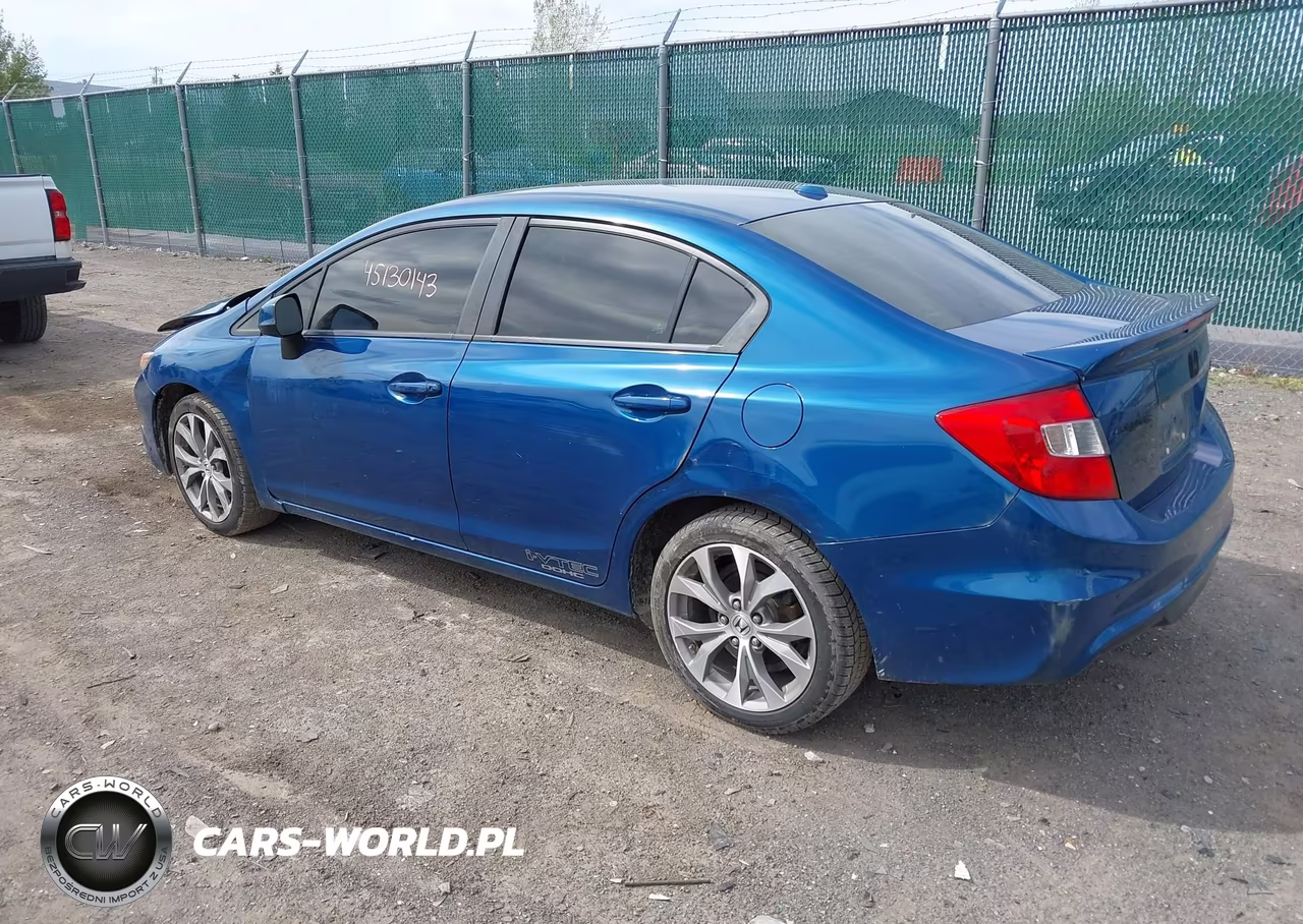 2012 Honda Civic Si VIN:2HGFB6E53CH701810 - 3