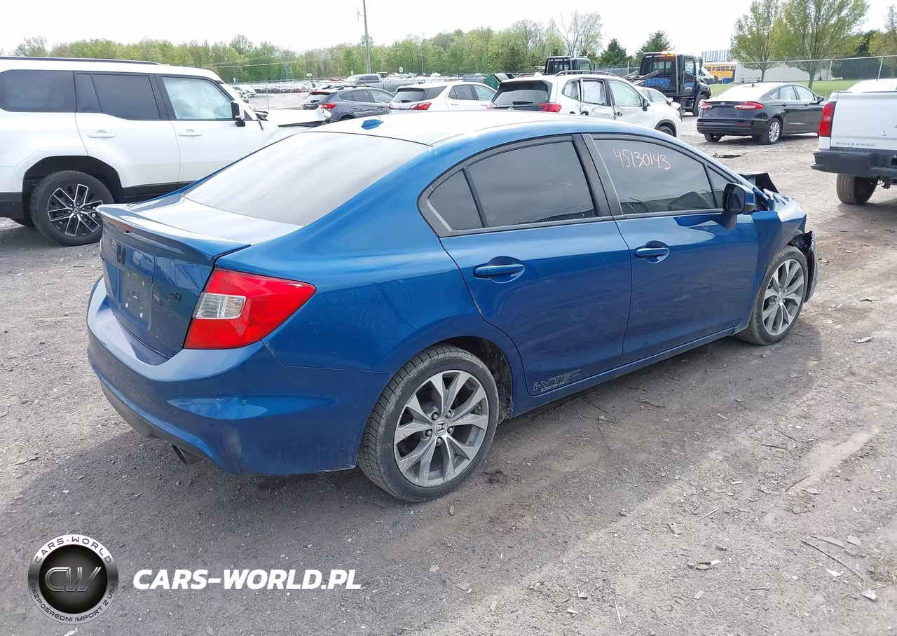 2012 Honda Civic Si VIN:2HGFB6E53CH701810 - 4