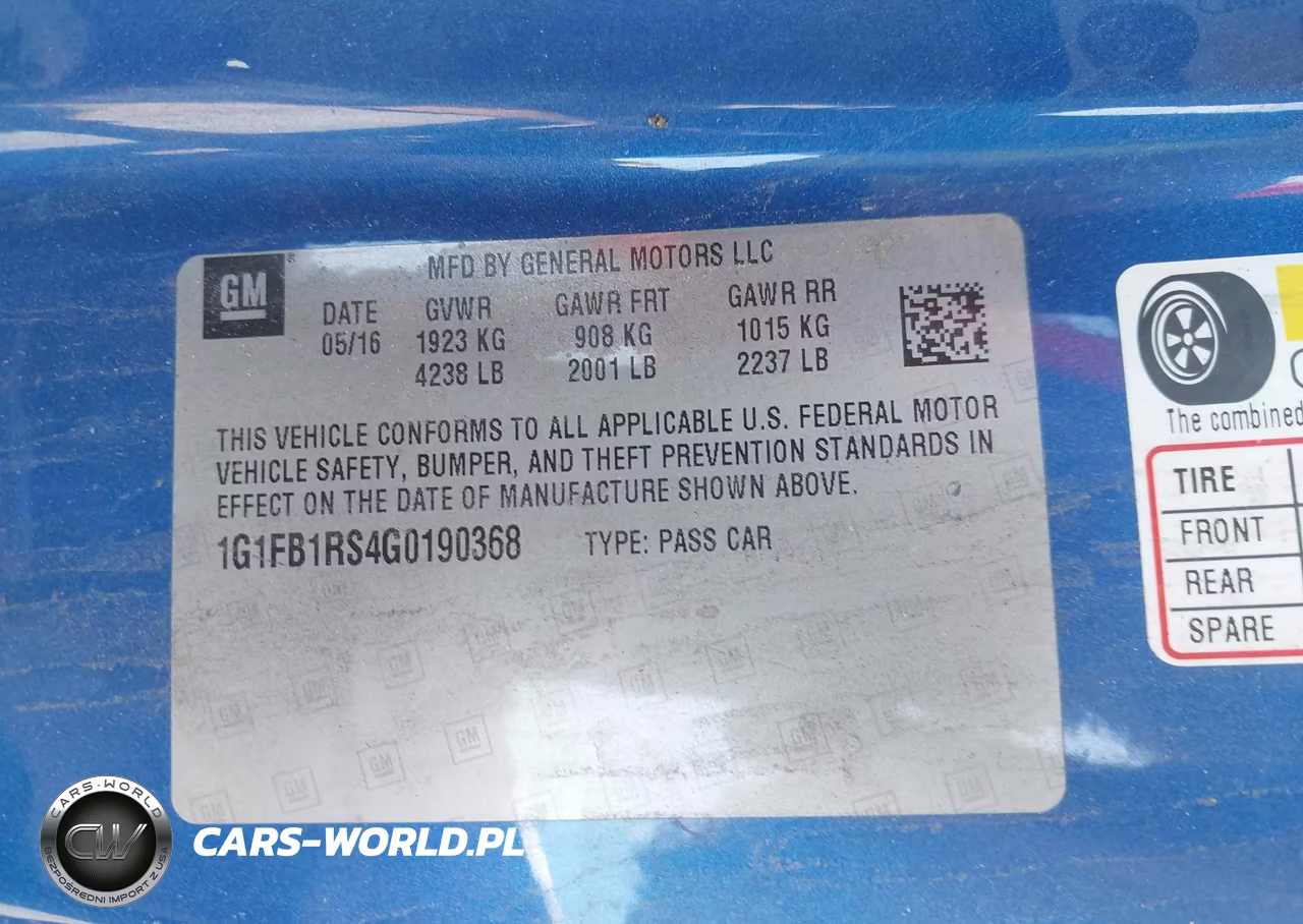 2016 Chevrolet Camaro 1Lt VIN:1G1FB1RS4G0190368 - 9