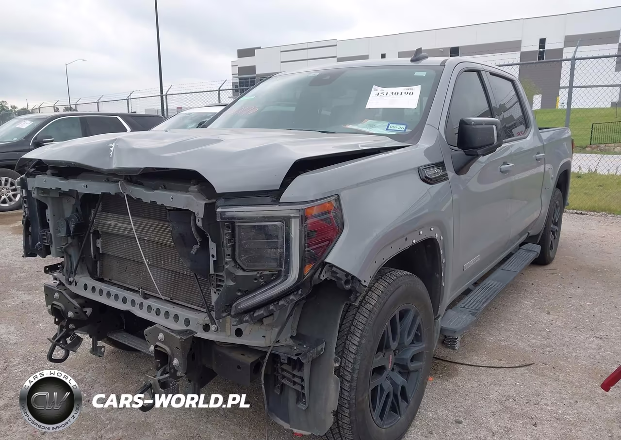 2024 GMC Sierra 1500 4Wd Short Box Elevation With 3Sb VIN:3GTUUCED3RG446736 - 2