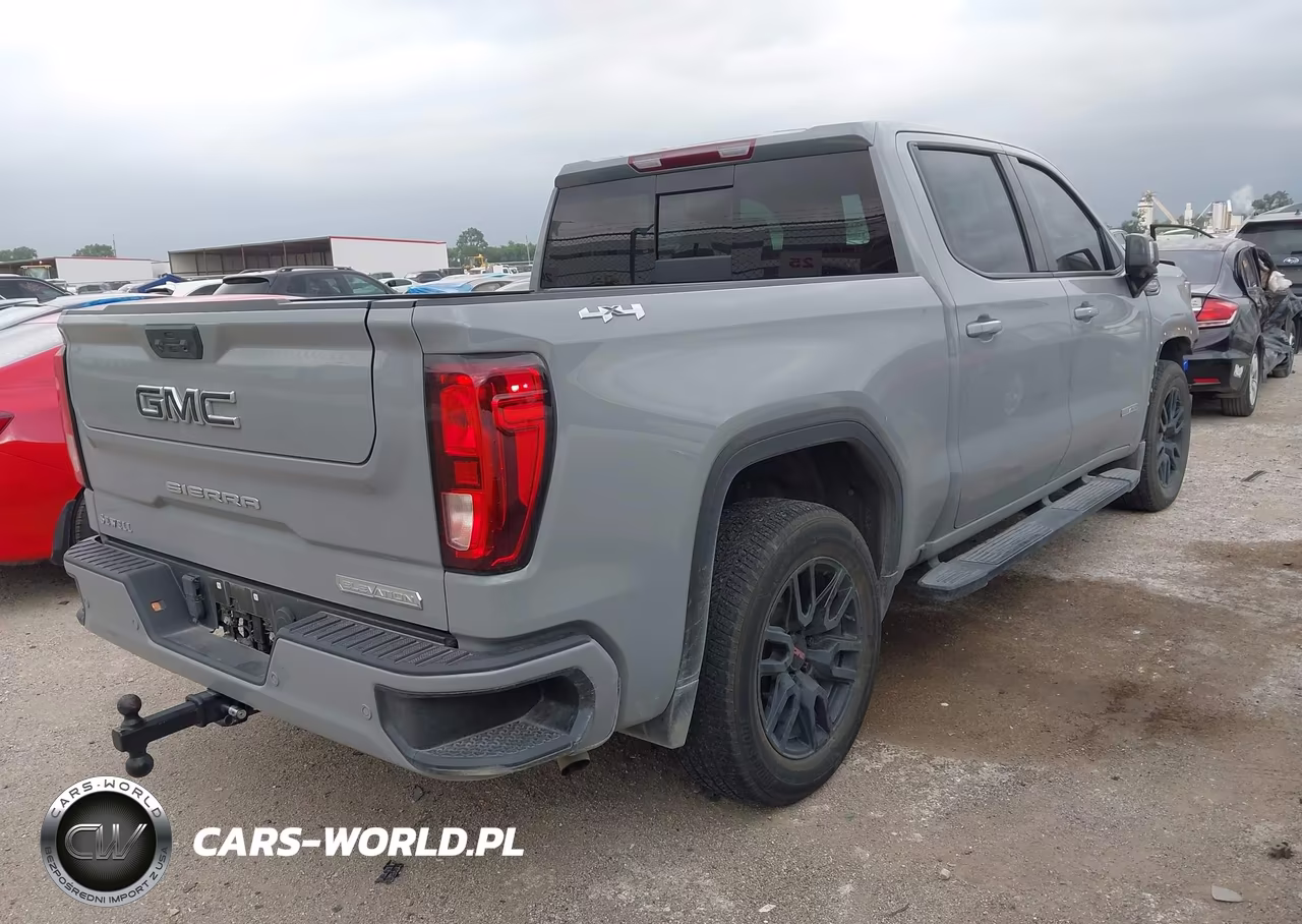 2024 GMC Sierra 1500 4Wd Short Box Elevation With 3Sb VIN:3GTUUCED3RG446736 - 4