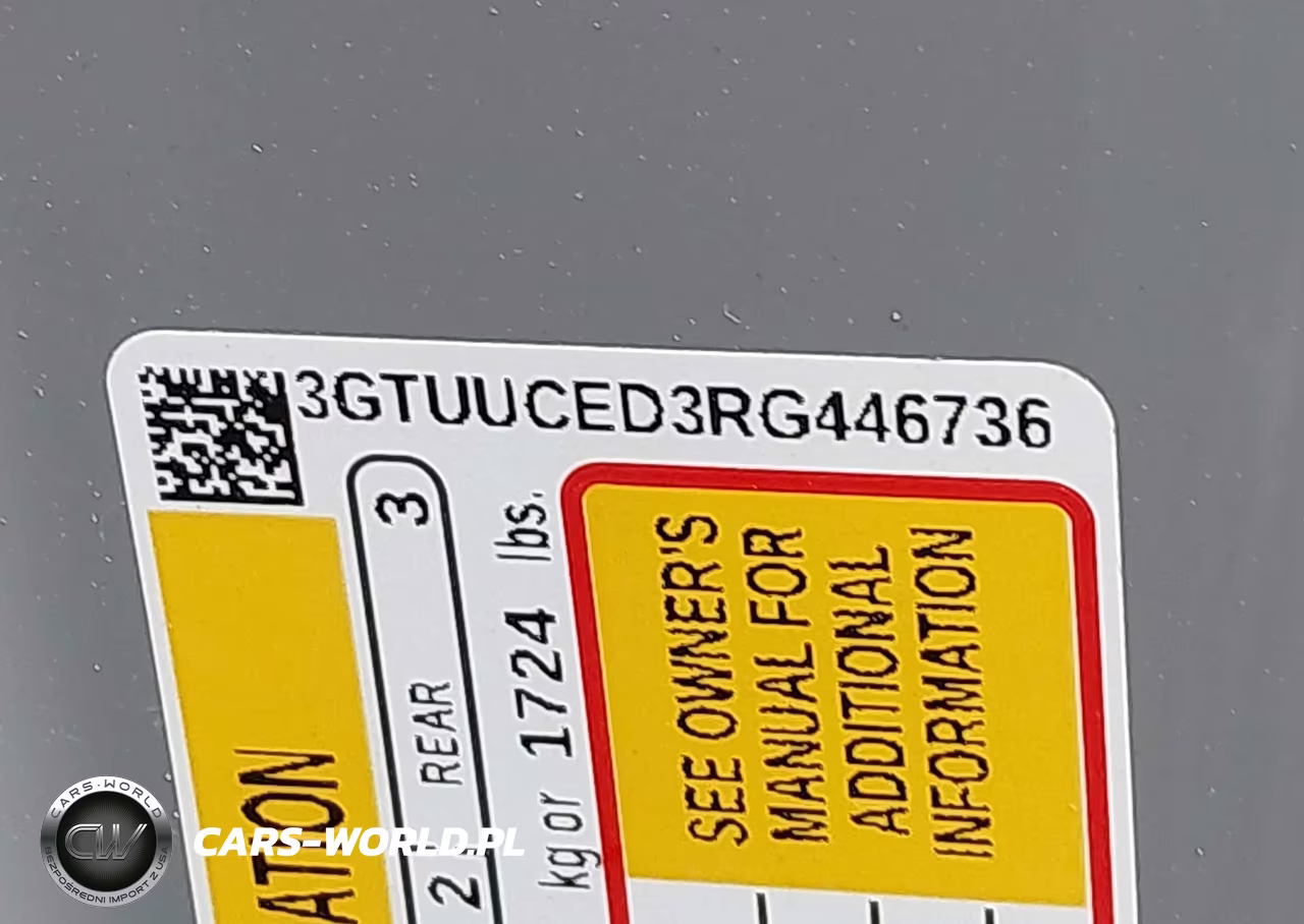 2024 GMC Sierra 1500 4Wd Short Box Elevation With 3Sb VIN:3GTUUCED3RG446736 - 9