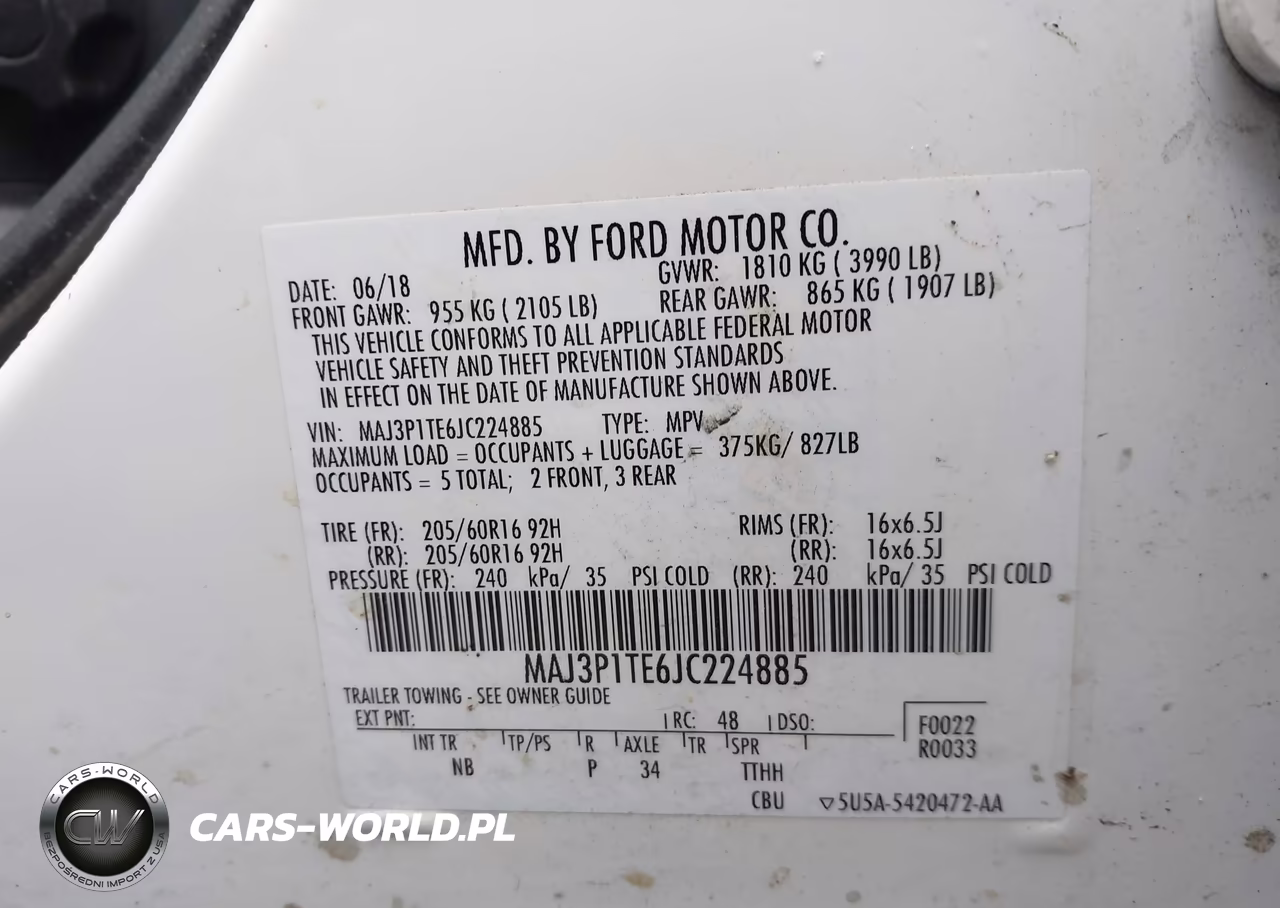 2018 Ford Ecosport Se VIN:MAJ3P1TE6JC224885 - 9