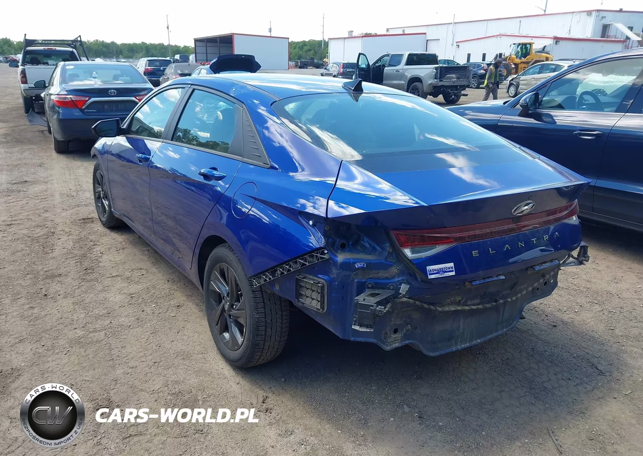 2022 Hyundai Elantra Sel VIN:5NPLM4AG8NH064530 - 3
