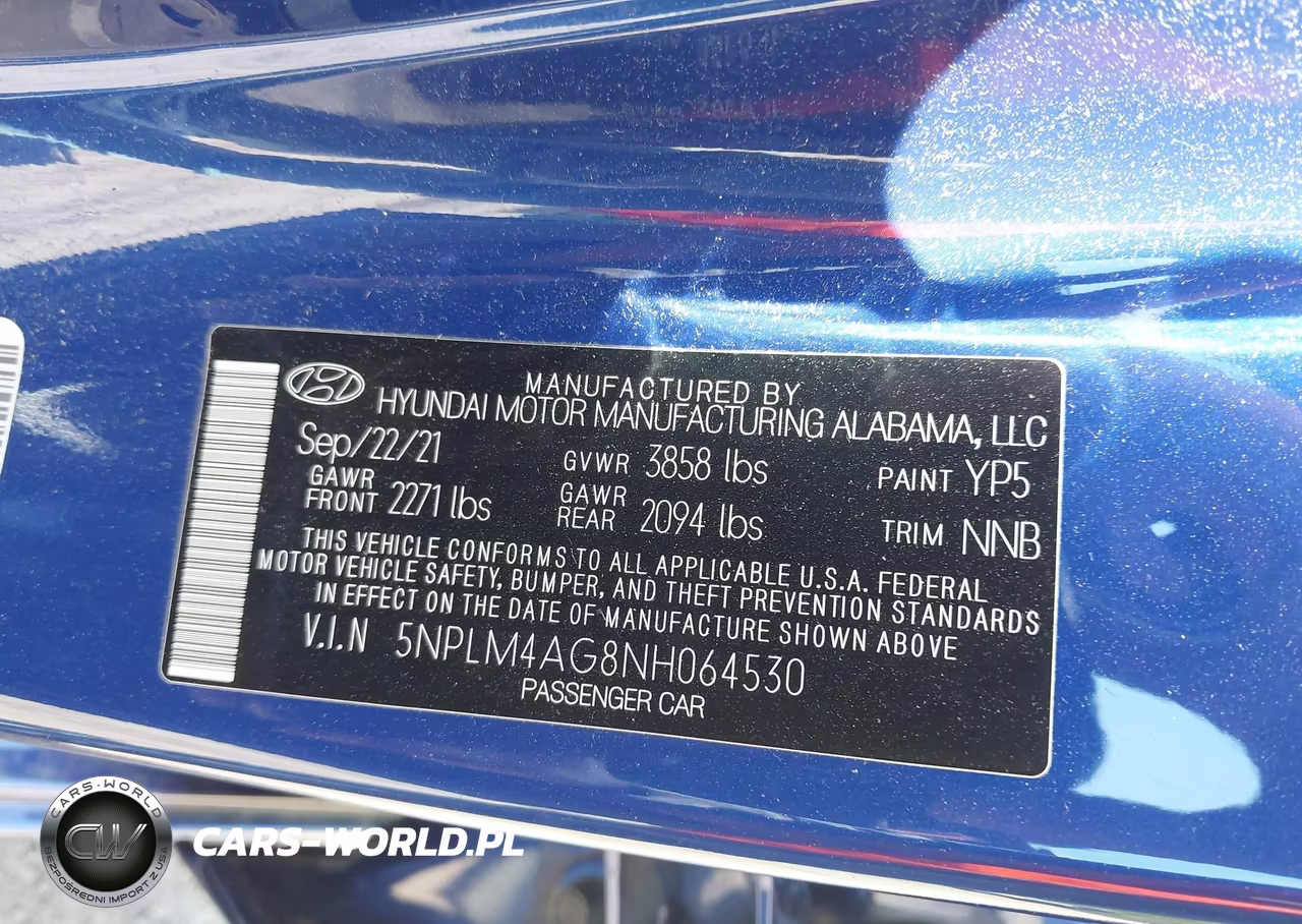 2022 Hyundai Elantra Sel VIN:5NPLM4AG8NH064530 - 9