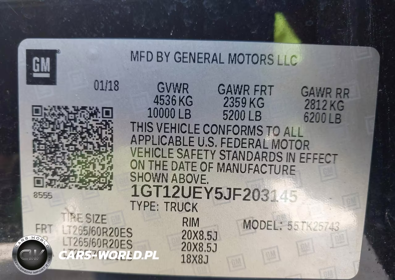 2018 GMC Sierra 2500Hd Denali VIN:1GT12UEY5JF203145 - 9