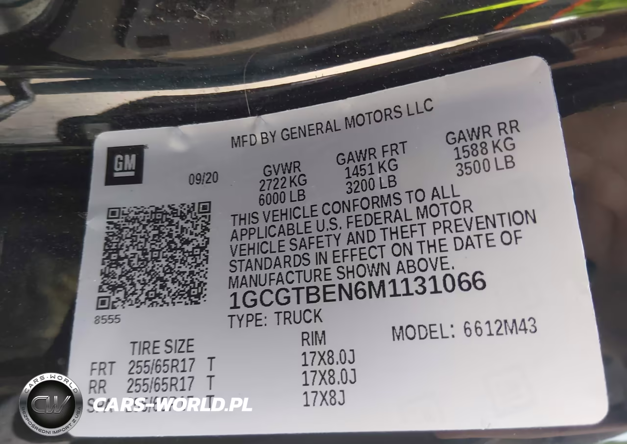 2021 Chevrolet Colorado 4Wd Short Box Wt VIN:1GCGTBEN6M1131066 - 9
