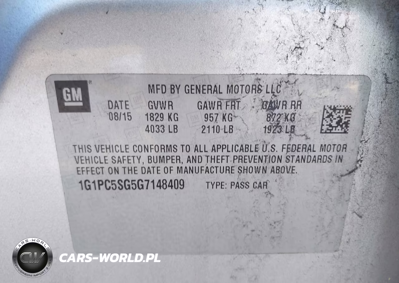 2016 Chevrolet Cruze Limited Ls Auto VIN:1G1PC5SG5G7148409 - 9