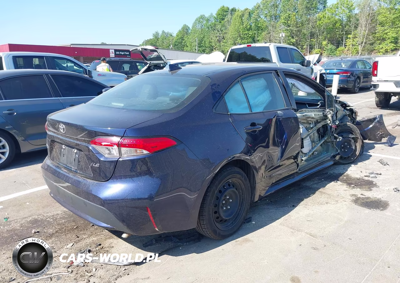 2021 Toyota Corolla Le VIN:5YFEPMAE6MP259879 - 4