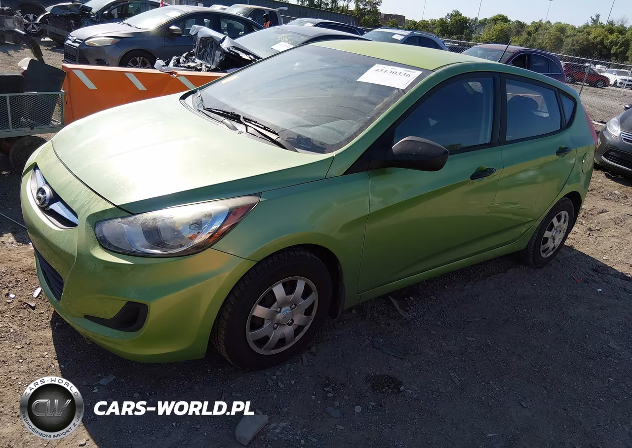 2013 Hyundai Accent Gs VIN:KMHCT5AE4DU103072 - 2