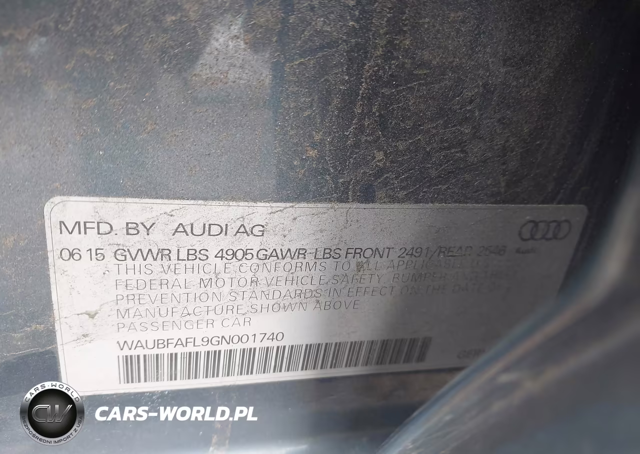 2016 Audi A4 2.0T Premium VIN:WAUBFAFL9GN001740 - 9