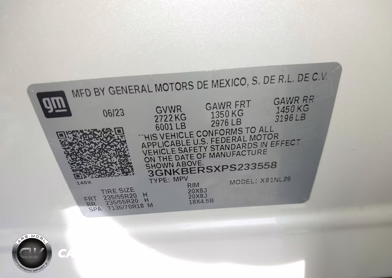 2023 Chevrolet Blazer Fwd Rs VIN:3GNKBERSXPS233558 - 9