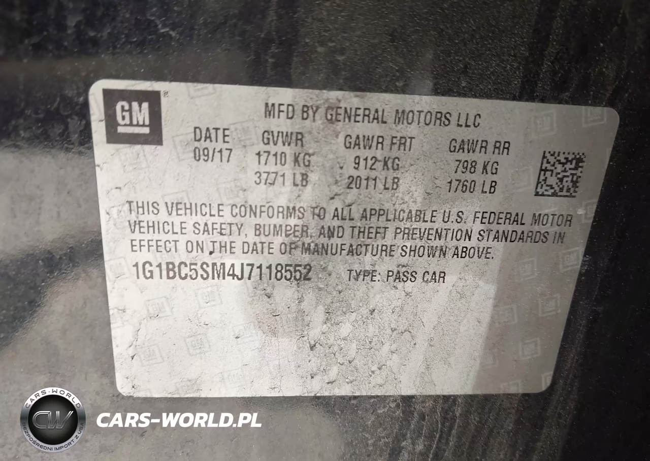 2018 Chevrolet Cruze Ls Auto VIN:1G1BC5SM4J7118552 - 9