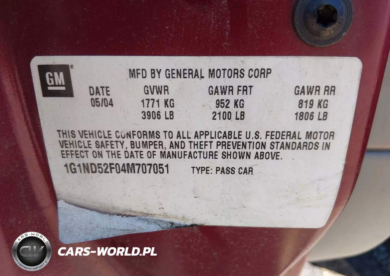 2004 Chevrolet Classic VIN:1G1ND52F04M707051 - 9