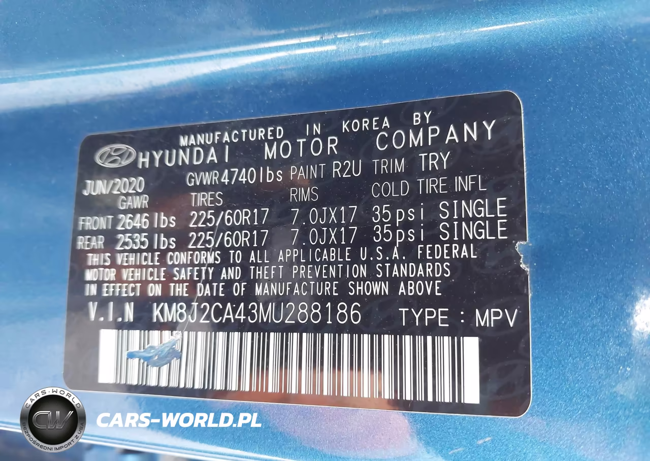 2021 Hyundai Tucson Se VIN:KM8J2CA43MU288186 - 9