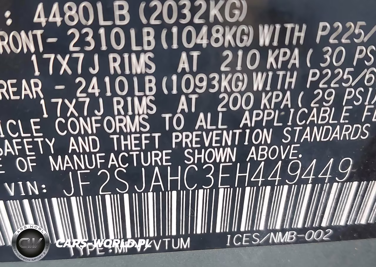 2014 Subaru Forester 2.5I Limited VIN:JF2SJAHC3EH449449 - 9