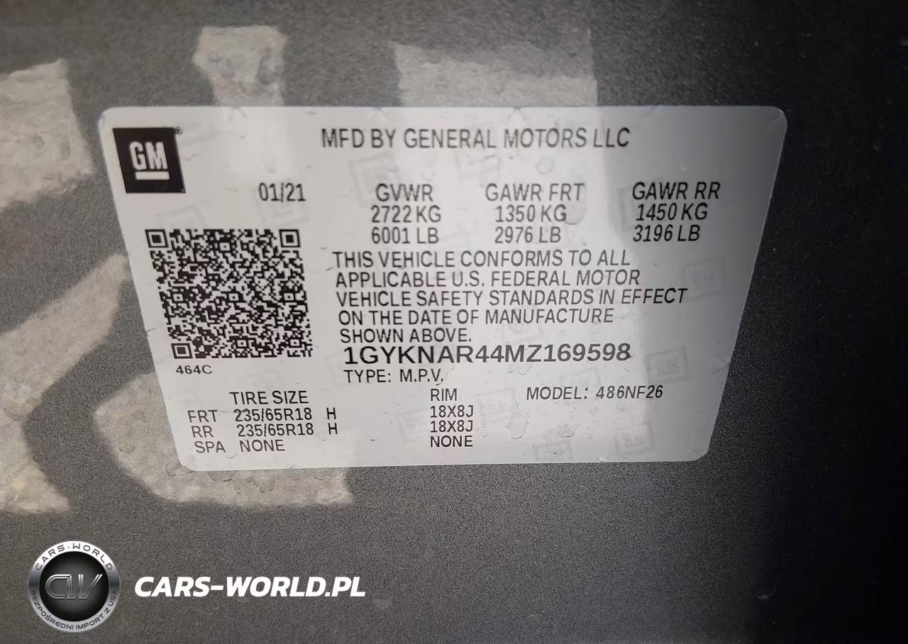 2021 Cadillac Xt5 Fwd Luxury VIN:1GYKNAR44MZ169598 - 9