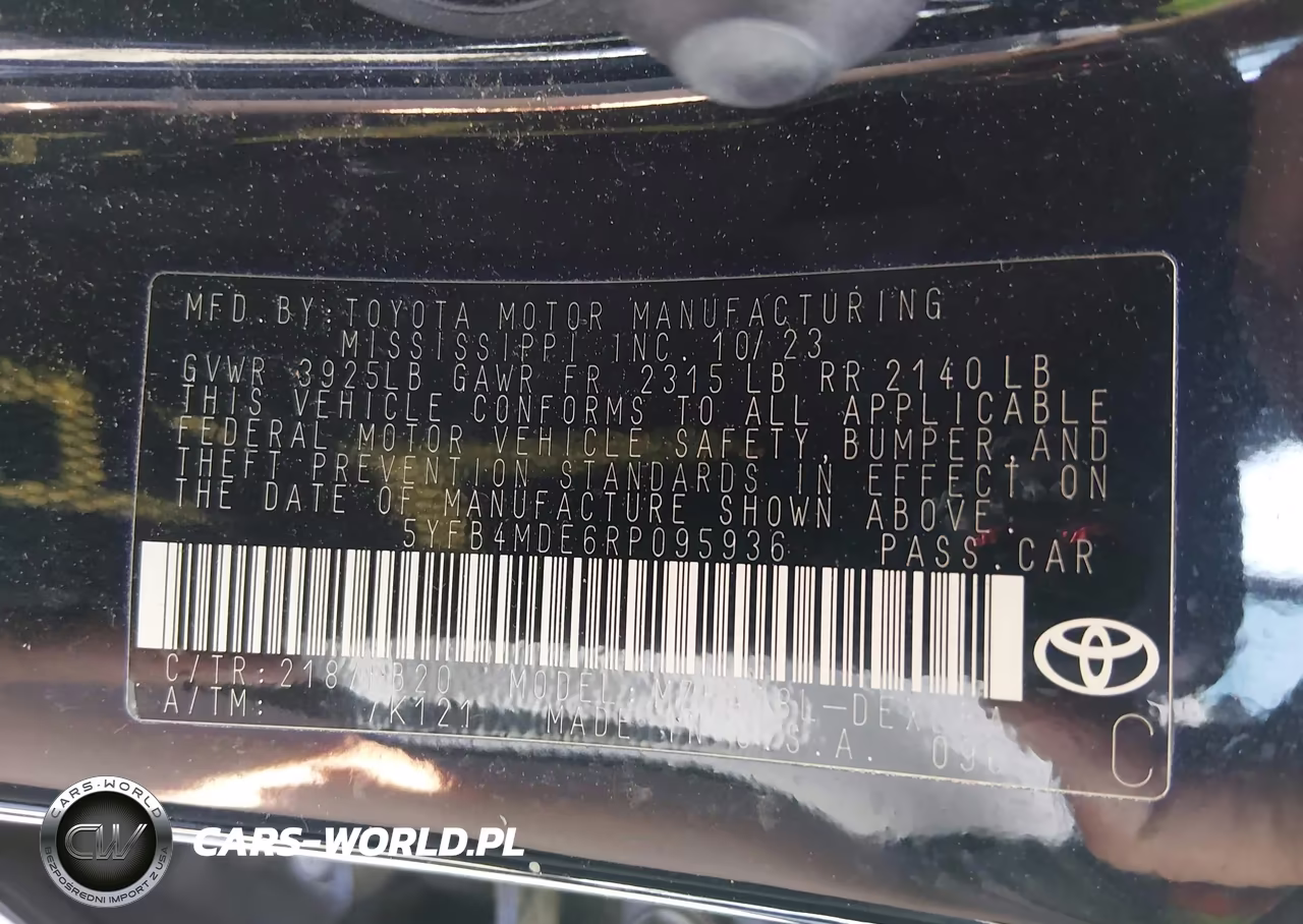 2024 Toyota Corolla Le VIN:5YFB4MDE6RP095936 - 9