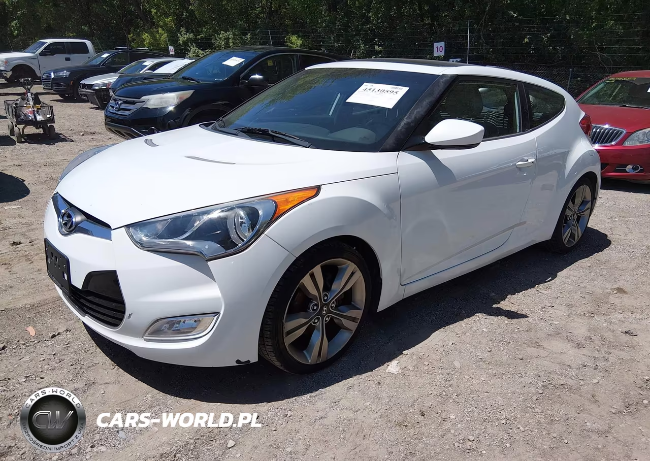 2012 Hyundai Veloster Base W-Gray VIN:KMHTC6AD7CU047964 - 2