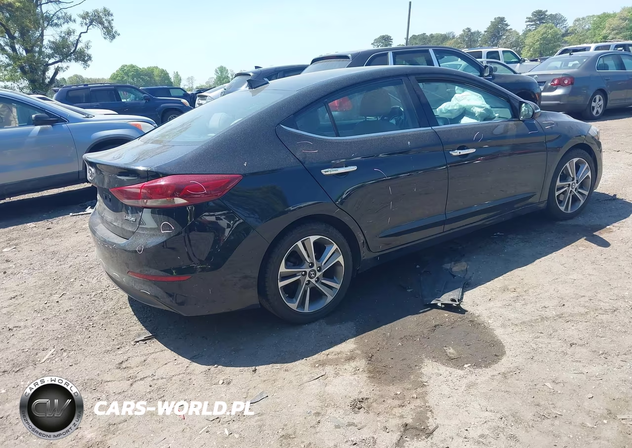 2017 Hyundai Elantra Limited VIN:5NPD84LF1HH104125 - 4
