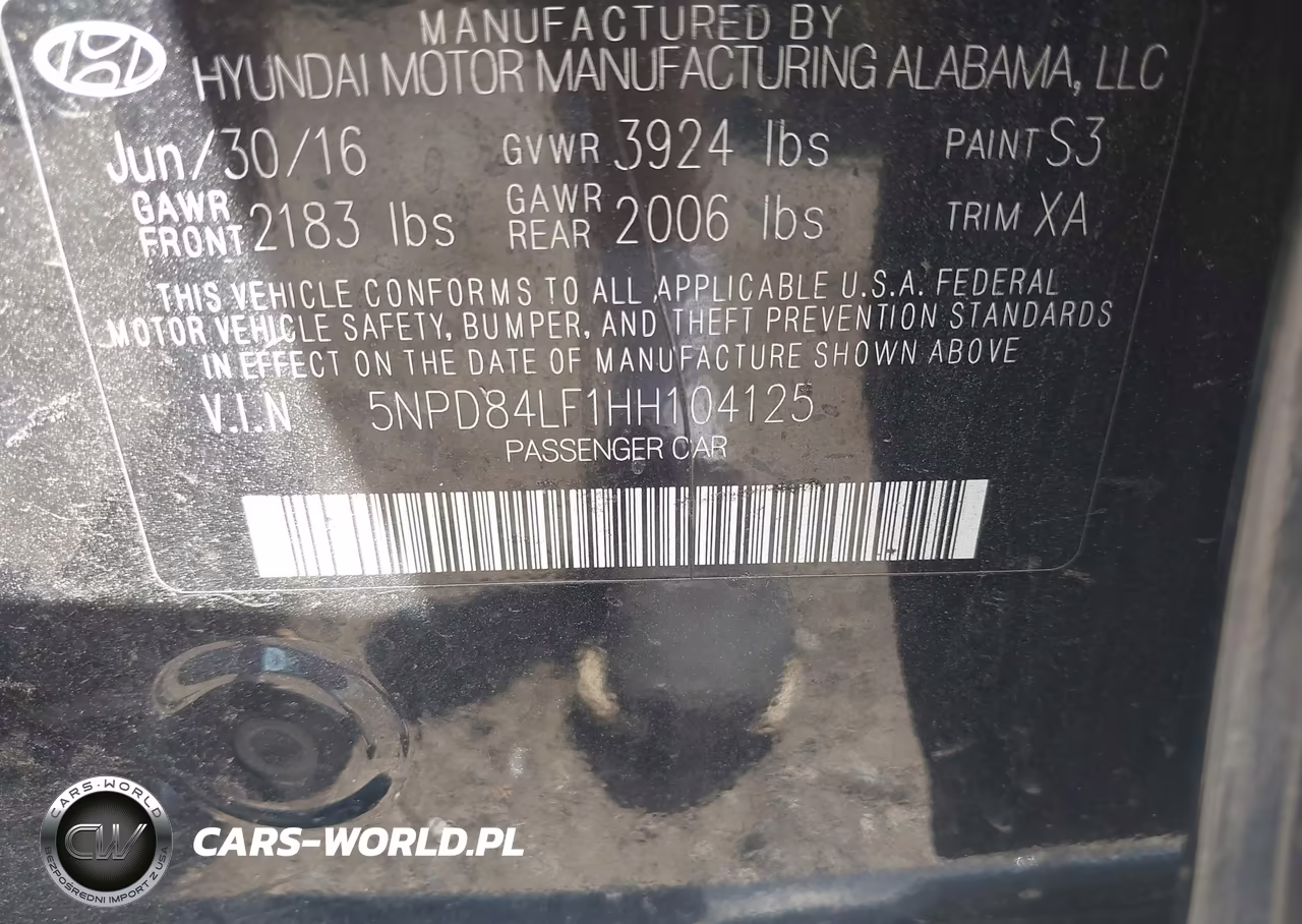 2017 Hyundai Elantra Limited VIN:5NPD84LF1HH104125 - 9