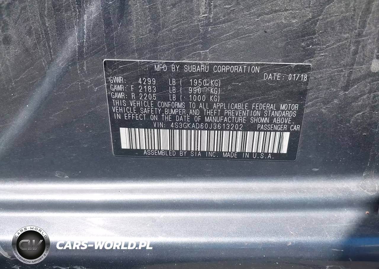 2018 Subaru Impreza 2.0I Premium VIN:4S3GKAD60J3613202 - 9