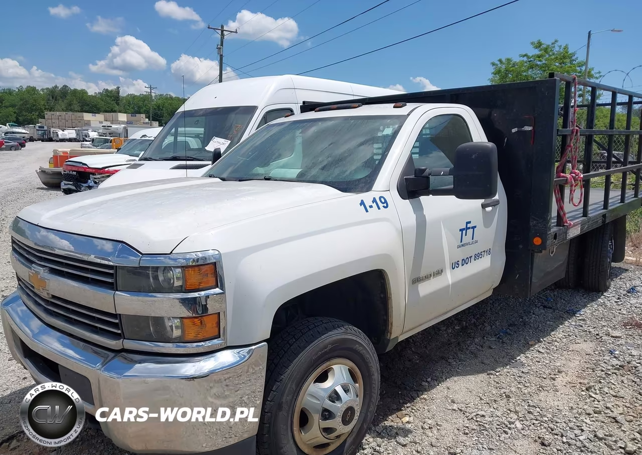 2018 Chevrolet Silverado 3500Hd Chassis Wt VIN:1GB3CYCG7JF105827 - 2