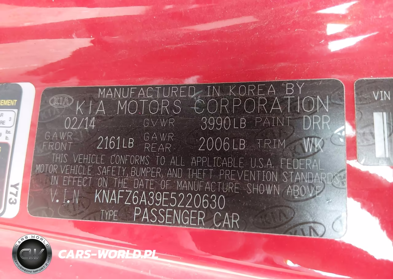 2014 Kia Forte Koup Sx VIN:KNAFZ6A39E5220630 - 9