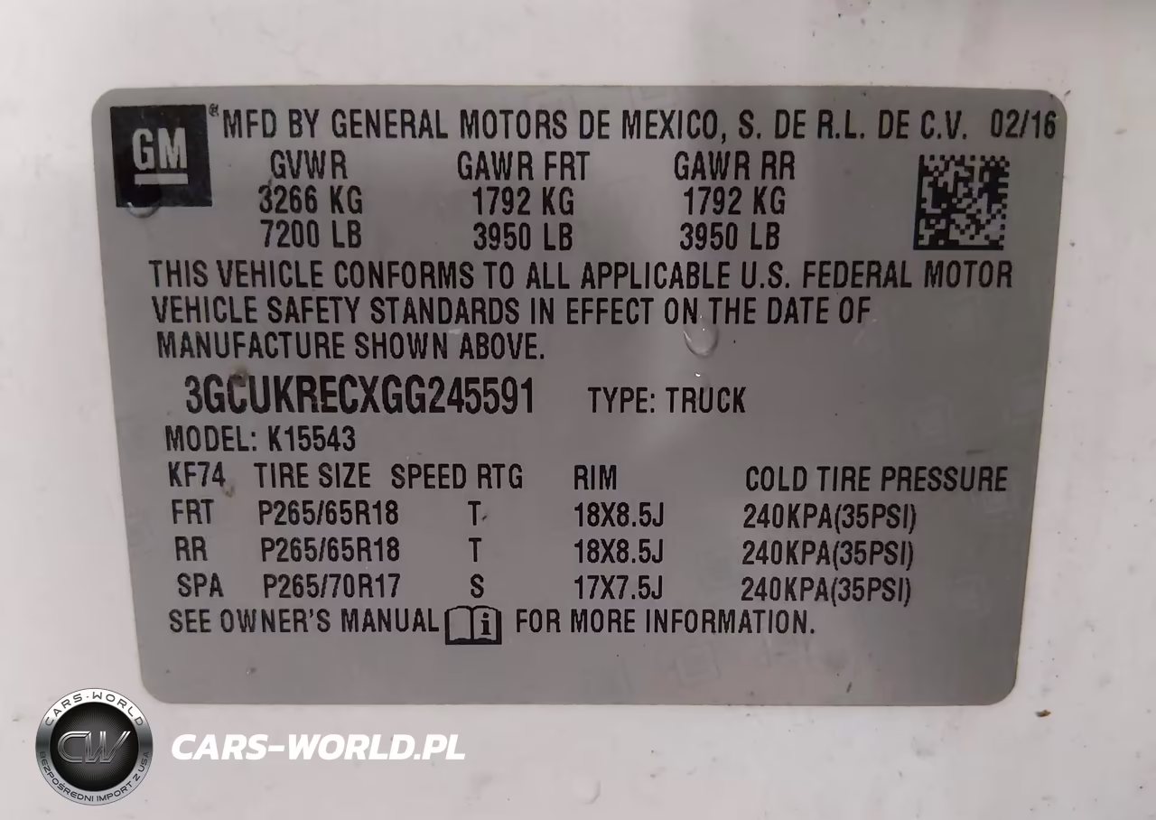 2016 Chevrolet Silverado 1500 2Lt VIN:3GCUKRECXGG245591 - 9