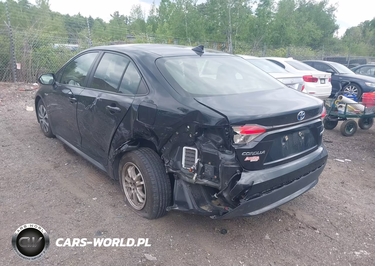 2021 Toyota Corolla Hybrid Le VIN:JTDEAMDE4MJ009915 - 3